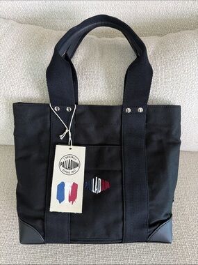 BNNW Palladium Black Canvas Messenger Tote